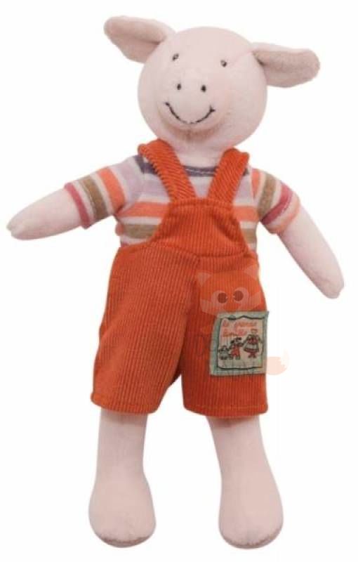  grande famille baby comforter philémon pig orange overalls 